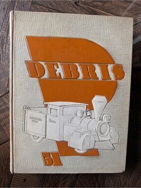 Vtg Hardcover 1951 Debris Purdue University West Lafayette Indiana Yearbook